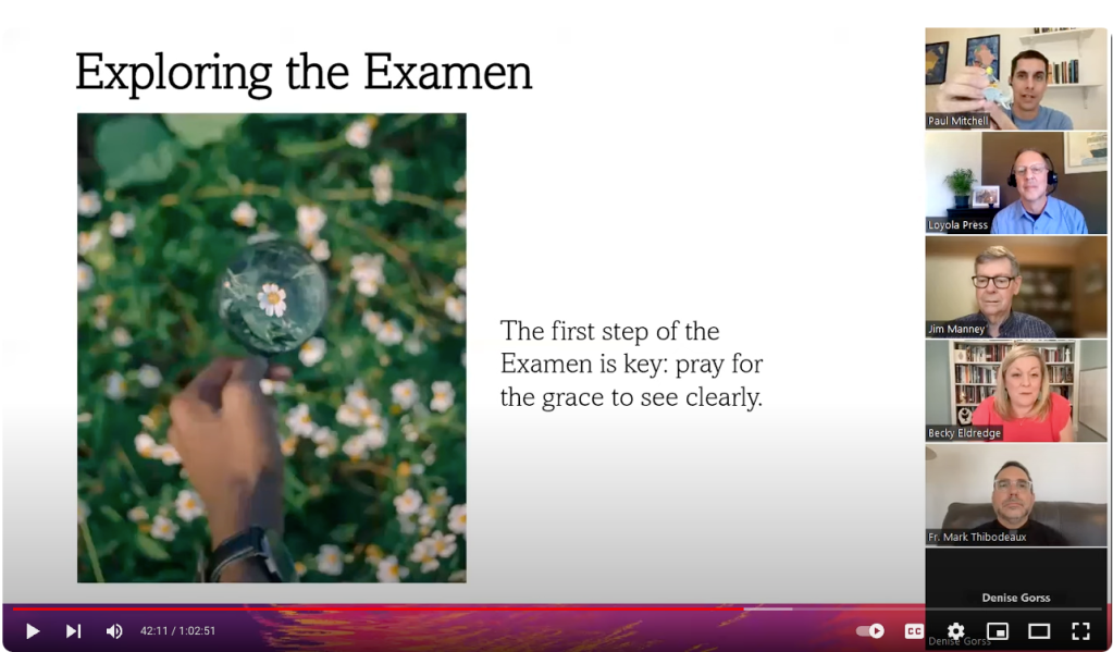 Loyola Press Webinar on the Examen Prayer